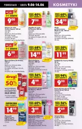 Gazetka promocyjna Biedronka - Od Poniedziałku - Gazetka - ważna od 14.06 do 14.06.2025 - strona 52 - produkty: Woda perfumowana, Gra, Podkład do twarzy, Eveline, Old Spice, Dezodorant, Płyn micelarny, Balsam do ciała, Perfum, Venus, Szynka, Scholl, Gillette, Garnier, Maszynka, Nuty, Be Be, Woda, Antyperspirant, Niuqi, Podkład, Fa