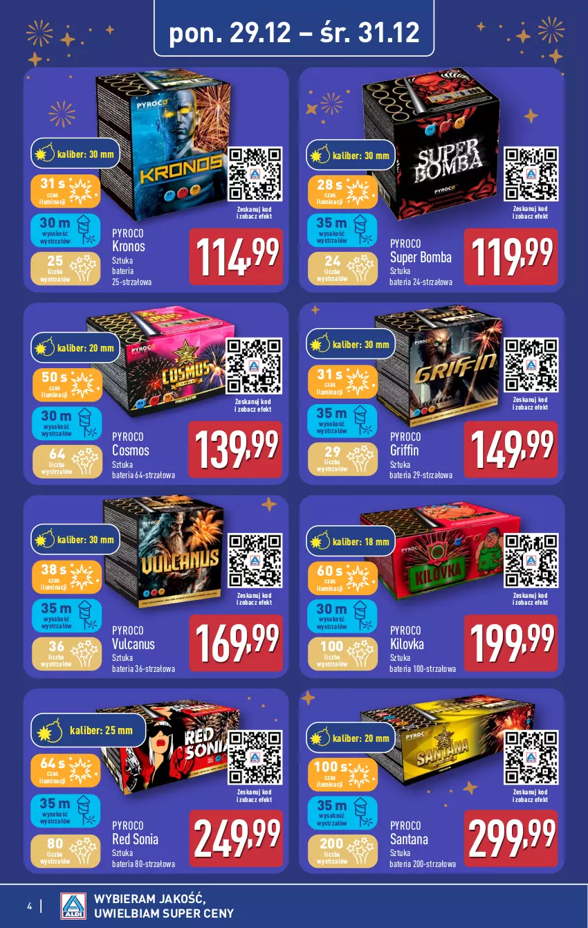 Gazetka promocyjna Aldi - Artykuły przemysłowe i tekstylia - ważna 29.12.2025 do 03.01.2026 - strona 4 - produkty: Bateria, Sok, Strzałów
