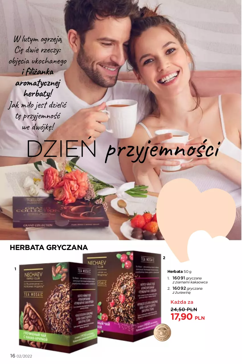 Gazetka promocyjna Faberlic - ważna 17.01 do 06.02.2022 - strona 16 - produkty: Filiżanka, Gry, Herbata, Kakao, Koc