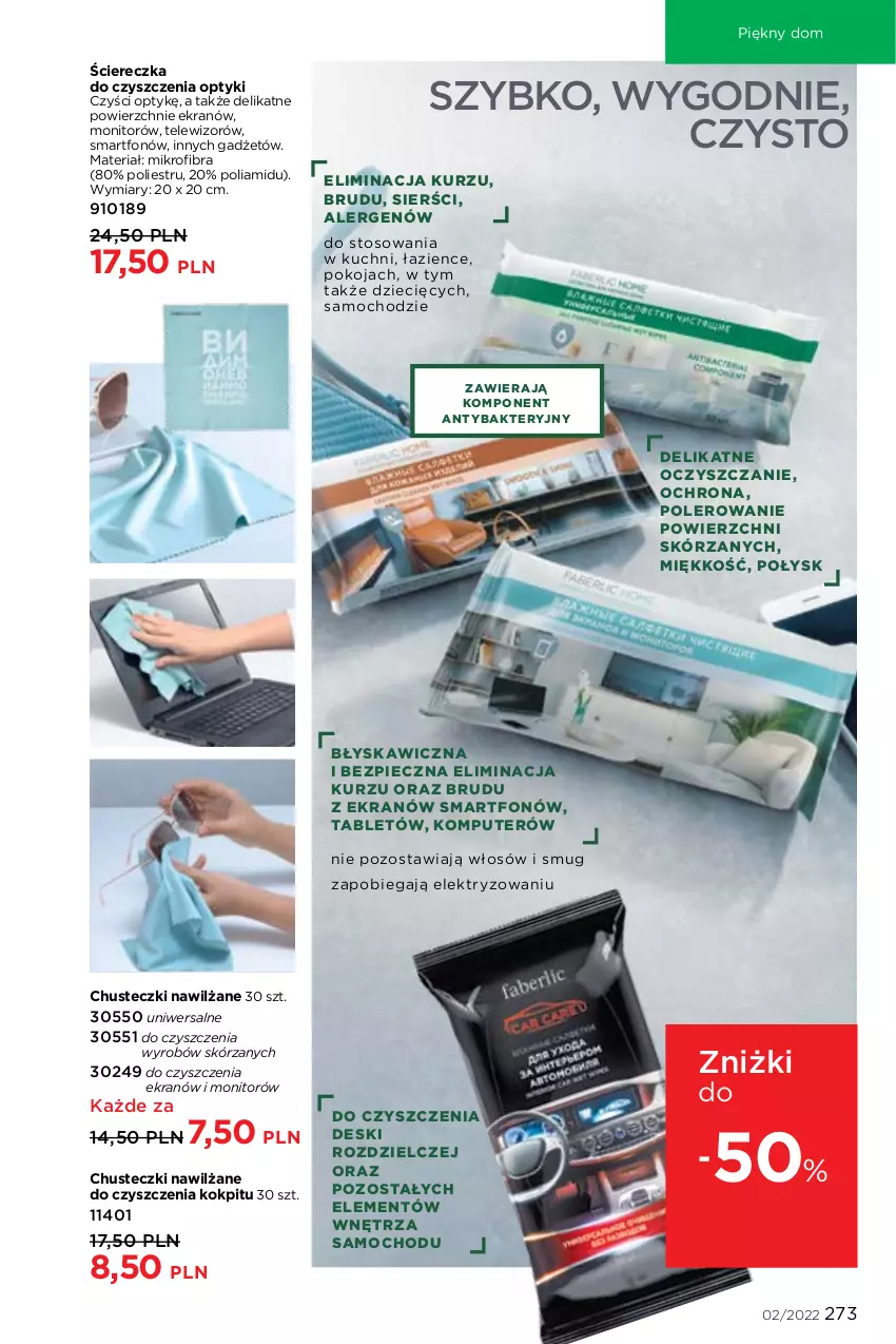 Gazetka promocyjna Faberlic - ważna 17.01 do 06.02.2022 - strona 273 - produkty: Chusteczki, Dzieci, Komputer, Monitor, Piec, Smartfon, Tablet, Telewizor