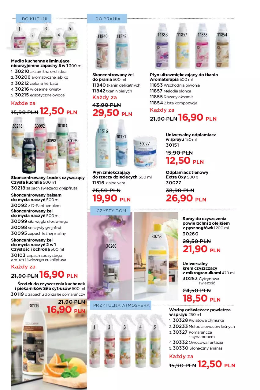 Gazetka promocyjna Faberlic - ważna 17.01 do 06.02.2022 - strona 274 - produkty: Aksam, Aloe vera, Ananas, Arbuz, Balsam do mycia naczyń, Do mycia naczyń, Dzieci, Fa, Fanta, Gra, Grejpfrut, Herbata, Kuchnia, Maliny, Mydło, Odplamiacz, Odświeżacz powietrza, Olej, Owoce, Piekarnik, Piwo, Róża, Spray do czyszczenia, Tera