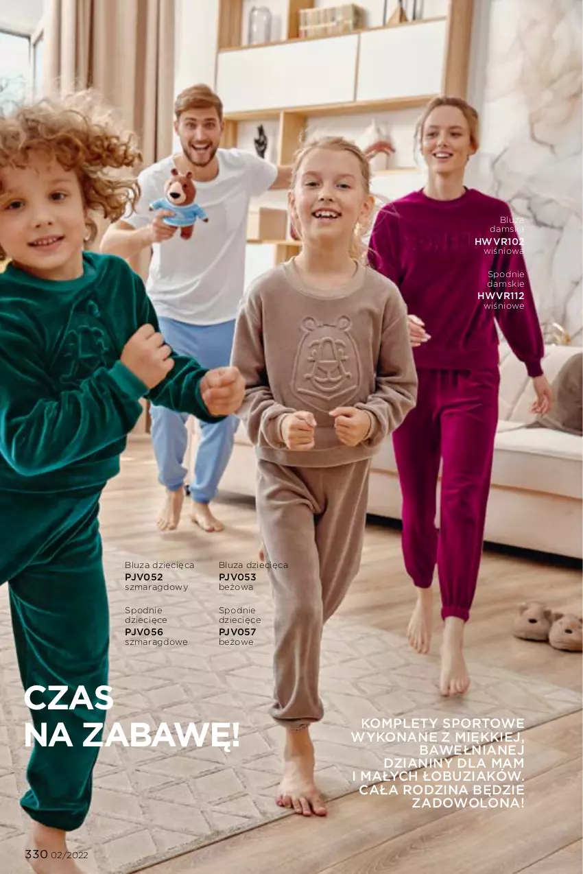 Gazetka promocyjna Faberlic - ważna 17.01 do 06.02.2022 - strona 330 - produkty: Bluza, Dzieci, Por, Spodnie, Sport