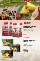 Gazetka promocyjna Faberlic - Gazetka - ważna od 06.02 do 06.02.2022 - strona 218 - produkty: Torebka, Hibiskus, Ananas, Chia, Kawa, Herbata czarna, Herbata, Kakao, Napój, Kokos, Imbir