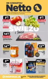Gazetka promocyjna Netto - Od Czwartku - Gazetka - ważna od 06.09 do 06.09.2025 - strona 1 - produkty: Papier, Finish, Tablet, Karkówka wieprzowa, Mirinda, Tera, Pepsi, Ręcznik, Rolki, Miód, Zmywarki, Wino, Tabletki do zmywarki, Nektar