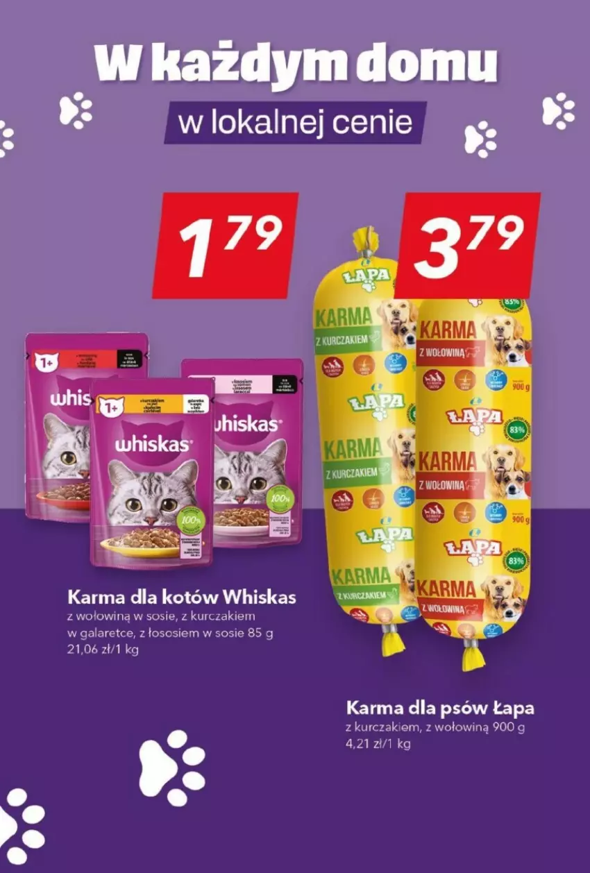 Gazetka promocyjna Lewiatan - ważna 14.08 do 21.08.2024 - strona 11 - produkty: Gala, Kurczak, Sos, Whiskas