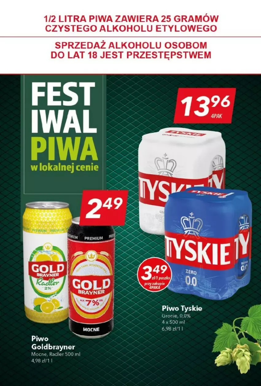 Gazetka promocyjna Lewiatan - ważna 14.08 do 21.08.2024 - strona 2 - produkty: Gra, Piwa, Piwo, Radler, Tyskie