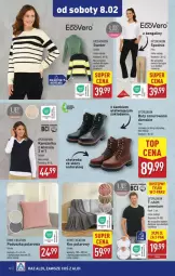 Gazetka promocyjna Aldi - Gazetka - ważna od 08.02 do 08.02.2025 - strona 2 - produkty: Sweter, Buty, Kosz, T-shirt, Koszula, Kamizelka, Wełna, Spodnie, Fa