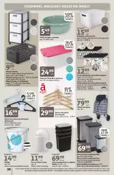 Gazetka promocyjna Auchan - Gazetka Wielkie Porządki w niskich cenach Hipermarket Auchan - Gazetka - ważna od 22.02 do 22.02.2023 - strona 20 - produkty: Dinozaur, Wieszak, Kosz, O nas, Pojemnik, Regał, Wiadro, Cappuccino, Miska