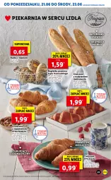 Gazetka promocyjna Lidl - GAZETKA - Gazetka - ważna od 23.06 do 23.06.2021 - strona 21 - produkty: Ser, Croissant, Bagietka pszenna, Bagietka, Bułka