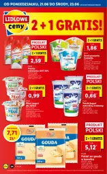 Gazetka promocyjna Lidl - GAZETKA - Gazetka - ważna od 23.06 do 23.06.2021 - strona 24 - produkty: Chrzan, Serek puszysty, Jogurt naturalny, Ser, Gra, Jogurt, Kawa, Serek, Pilos, Dzieci, Gouda