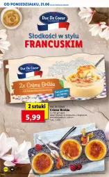 Gazetka promocyjna Lidl - GAZETKA - Gazetka - ważna od 23.06 do 23.06.2021 - strona 42 - produkty: Deser mleczny, Ser, Deser, Crème brûlée