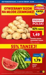 Gazetka promocyjna Lidl - GAZETKA - Gazetka - ważna od 23.06 do 23.06.2021 - strona 5 - produkty: Ziemniaki, Arbuz