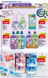Gazetka promocyjna Lidl - GAZETKA - Gazetka - ważna od 23.06 do 23.06.2021 - strona 54 - produkty: Płyn do mycia podłóg, Róża, Cytryny, Perfum, Płyn do mycia paneli, Płyn do mycia, Sidolux, Fa