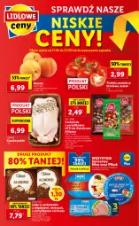 Gazetka promocyjna Lidl - GAZETKA - Gazetka - ważna od 23.06 do 23.06.2021 - strona 57 - produkty: Ser, Por, Morela, Kaczka, Lody, PIKOK, Czekolada, Deser, Pomidory, Fa