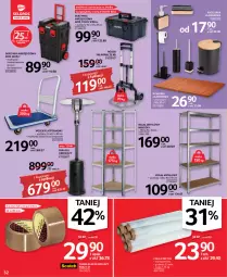 Gazetka promocyjna Selgros - Oferta przemysłowa - Gazetka - ważna od 19.10 do 19.10.2022 - strona 32 - produkty: Ser, Por, Dywanik, Skrzynka narzędziowa, Parasol, Tran, Regał, Sport, Wózek, Waga, Regał metalowy, Dywan