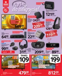 Gazetka promocyjna Selgros - Oferta przemysłowa - Gazetka - ważna od 19.10 do 19.10.2022 - strona 4 - produkty: Radiobudzik, JBL, JVC, Gry, Gra, Słuchawki, Głośnik, Budzik, Radioodtwarzacz, Słuchawki bezprzewodowe, Głośnik bluetooth, Thomson, Słuchawki bluetooth, Telewizor