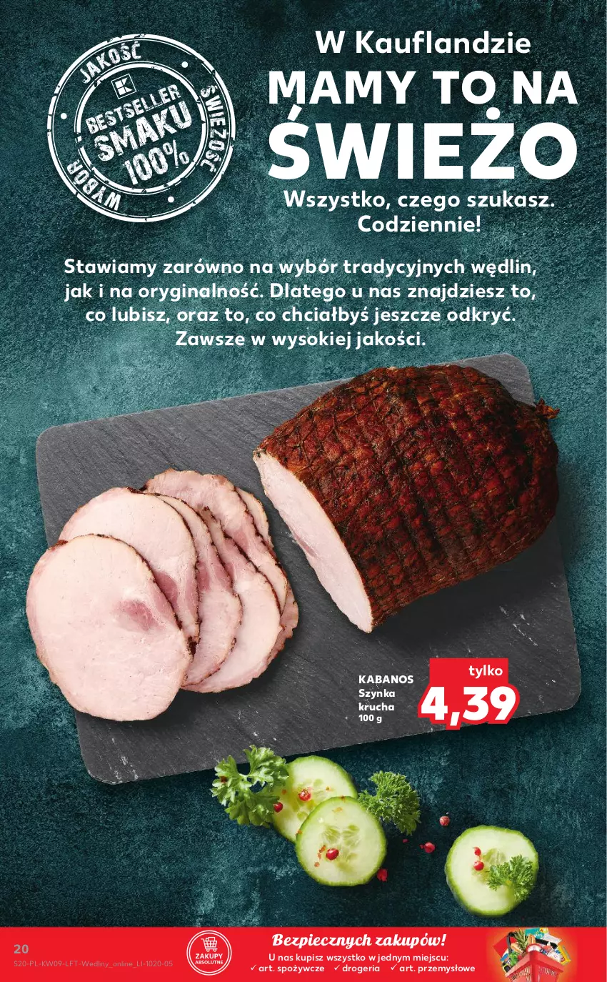 Gazetka promocyjna Kaufland - Oferta tygodnia - ważna 03.03 do 09.03.2021 - strona 20 - produkty: Gin, Kabanos, Piec, Sok, Szynka