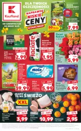 Gazetka promocyjna Kaufland - Oferta tygodnia - Gazetka - ważna od 09.03 do 09.03.2021 - strona 1 - produkty: Kurczak, Mandarynki, Por, Papier, Jagr, Friskies, Papier toaletowy, Siatka, Schab wieprzowy, Prima, Mola, Bukiet, Bomboniera, Masło, Milka, Sucha karma, Mleko