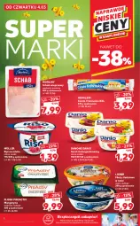 Gazetka promocyjna Kaufland - Oferta tygodnia - Gazetka - ważna od 09.03 do 09.03.2021 - strona 4 - produkty: Piec, Ryż na mleku, Ciasto francuskie, Sos, Ser, Ryż, BIC, Danone, Serek homogenizowany, Serek, Schab wieprzowy, Margaryna, Morliny, Müller, Danio, Flora, Lisner