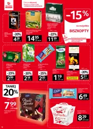 Gazetka promocyjna Selgros - Oferta spożywcza - Gazetka - ważna od 23.06 do 23.06.2021 - strona 16 - produkty: Earl Grey, Dilmah, Raffaello, Mleczko, Czekolada, Ptasie mleczko, Herbata, Kakao, Biszkopty, Herbata owocowa, LG, Fa