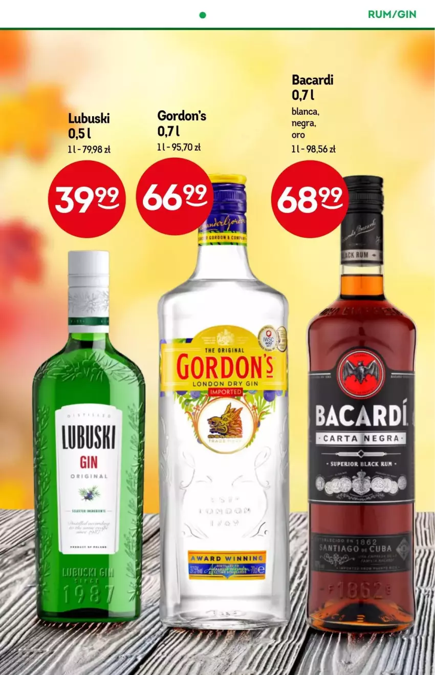 Gazetka promocyjna Żabka - ważna 18.10 do 14.11.2023 - strona 7 - produkty: Bacardi, Gin, Gordon's, Gra, Lack, Rum