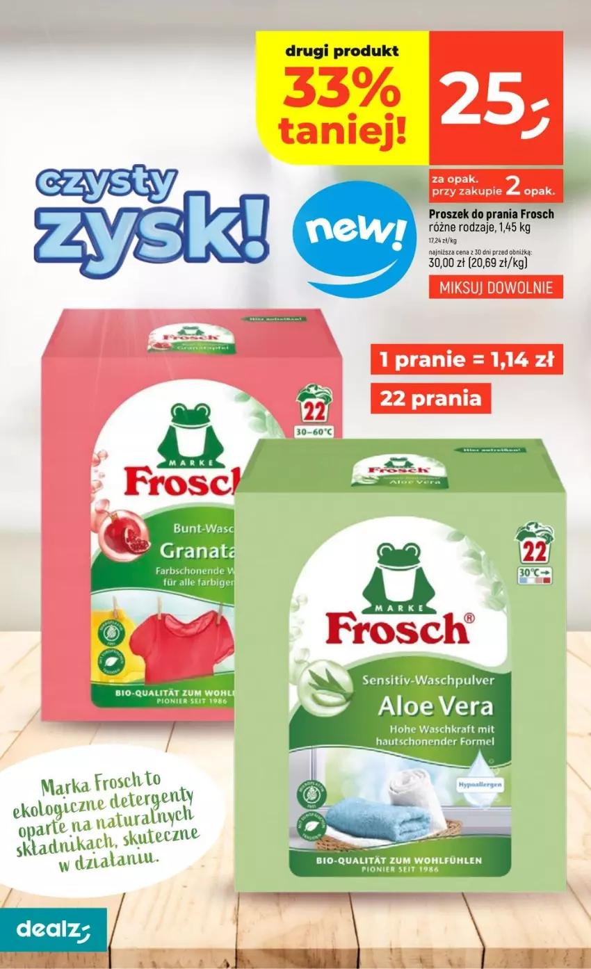 Gazetka promocyjna Dealz - CZYSTY ZYSK - ważna 02.01 do 07.01.2026 - strona 10 - produkty: Fa, Frosch, HP, Proszek do prania