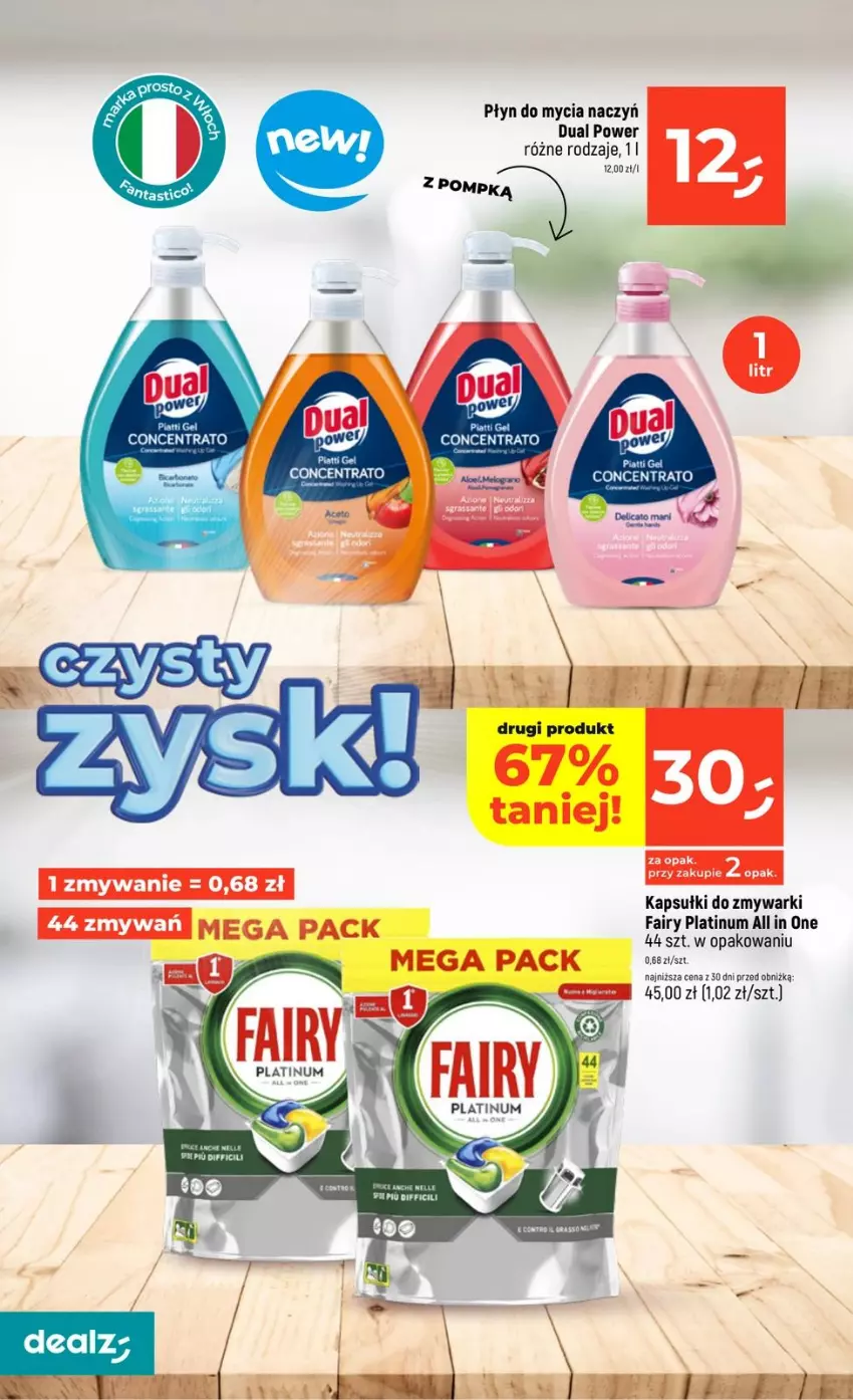 Gazetka promocyjna Dealz - CZYSTY ZYSK - ważna 02.01 do 07.01.2026 - strona 12 - produkty: Do mycia naczyń, Fa, Fairy, Płyn do mycia, Płyn do mycia naczyń, Zmywarki