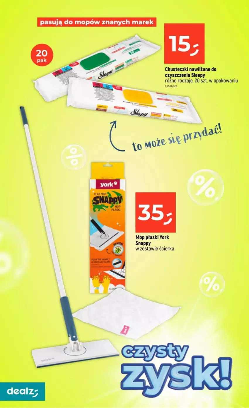 Gazetka promocyjna Dealz - CZYSTY ZYSK - ważna 02.01 do 07.01.2026 - strona 24 - produkty: Chusteczki, Mop