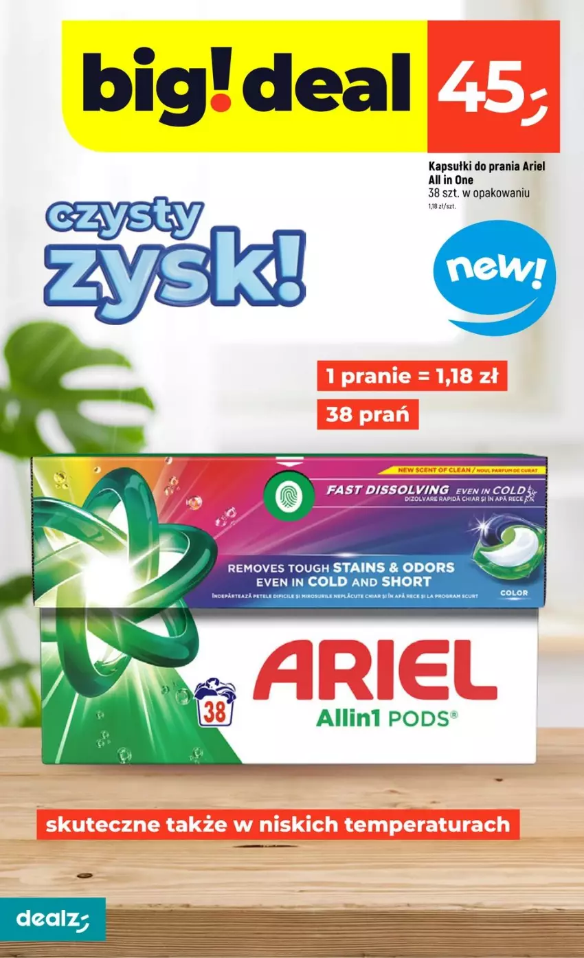 Gazetka promocyjna Dealz - CZYSTY ZYSK - ważna 02.01 do 07.01.2026 - strona 8 - produkty: Ariel, Chia, Fa, Kapsułki do prania