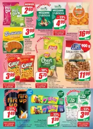 Gazetka promocyjna Dino - Gazetka 34 - Gazetka - ważna od 29.08 do 29.08.2023 - strona 15 - produkty: Orzeszki, Mieszanka studencka, Beskidzki, Chipsy, Chrupki, Sezam, Popcorn, Lorenz, Aksam, Orzeszki ziemne
