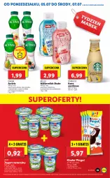 Gazetka promocyjna Lidl - GAZETKA - Gazetka - ważna od 07.07 do 07.07.2021 - strona 19 - produkty: Jogurt naturalny, Por, Gra, Danone, Müllermilch, Zott, Jogurt, Kawa, Kiwi, Activia, Müller, Owoce, Mango, Kinder