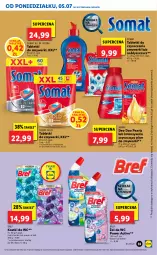 Gazetka promocyjna Lidl - GAZETKA - Gazetka - ważna od 07.07 do 07.07.2021 - strona 33 - produkty: Por, Somat gold, Bref, Tablet, Somat, Zmywarki, Tabletki do zmywarki