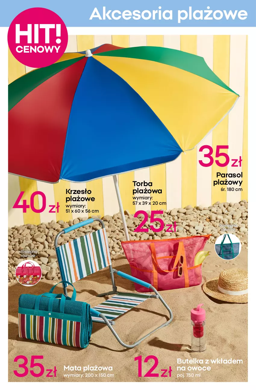 Gazetka promocyjna Pepco - Odzież plażowa - ważna 19.06 do 02.07.2025 - strona 10 - produkty: Dzbanek, Kosmetyczka, Krzesło, Noż, O Bag, Owoce, Parasol, Pojemnik, Por, Słoiczki, Szklanka, Talerz, Torba