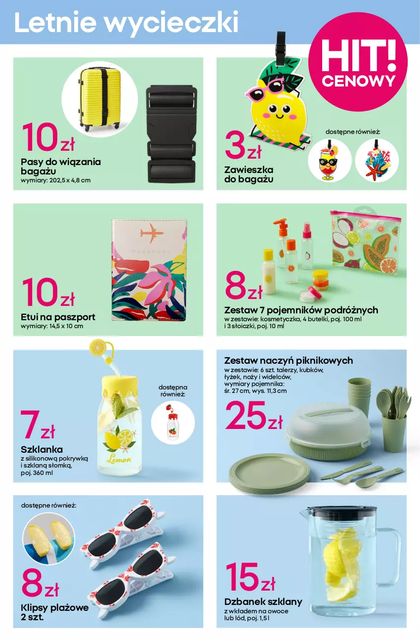 Gazetka promocyjna Pepco - Odzież plażowa - ważna 19.06 do 02.07.2025 - strona 11 - produkty: Dzbanek, Kosmetyczka, Krzesło, Noż, O Bag, Owoce, Parasol, Pojemnik, Por, Słoiczki, Szklanka, Talerz, Torba