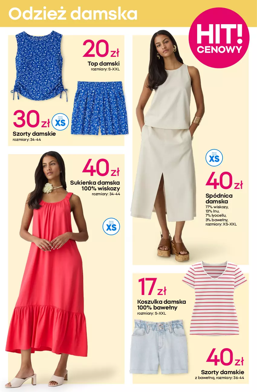 Gazetka promocyjna Pepco - Odzież plażowa - ważna 19.06 do 02.07.2025 - strona 9 - produkty: Bikini, Kosz, Koszula, Koszulka, Spódnica, Sukienka, Szorty, Top