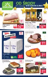 Gazetka promocyjna Stokrotka - Supermarket - Gazetka - ważna od 28.12 do 28.12.2021 - strona 1 - produkty: Tchibo, Ser, Cukier, Kawa, Karp, Filet z piersi indyka, Pomarańcze, Makowiec, Siatka, Lack, Szynka, Fa