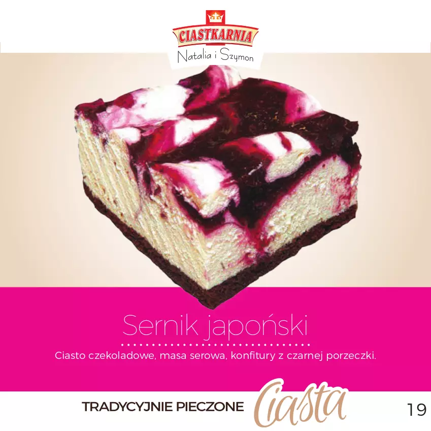 Gazetka promocyjna Topaz - Gazetka - ważna 01.12 do 31.12.2025 - strona 19 - produkty: Ciasto czekoladowe, Por, Ser