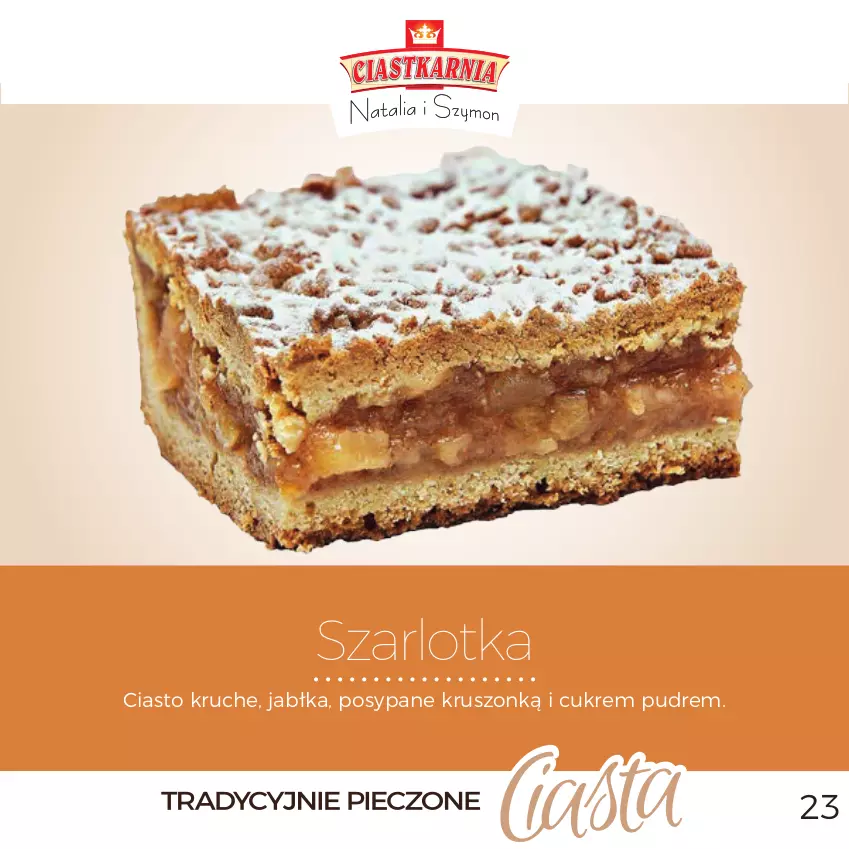 Gazetka promocyjna Topaz - Gazetka - ważna 01.12 do 31.12.2025 - strona 23 - produkty: Jabłka, Szarlotka