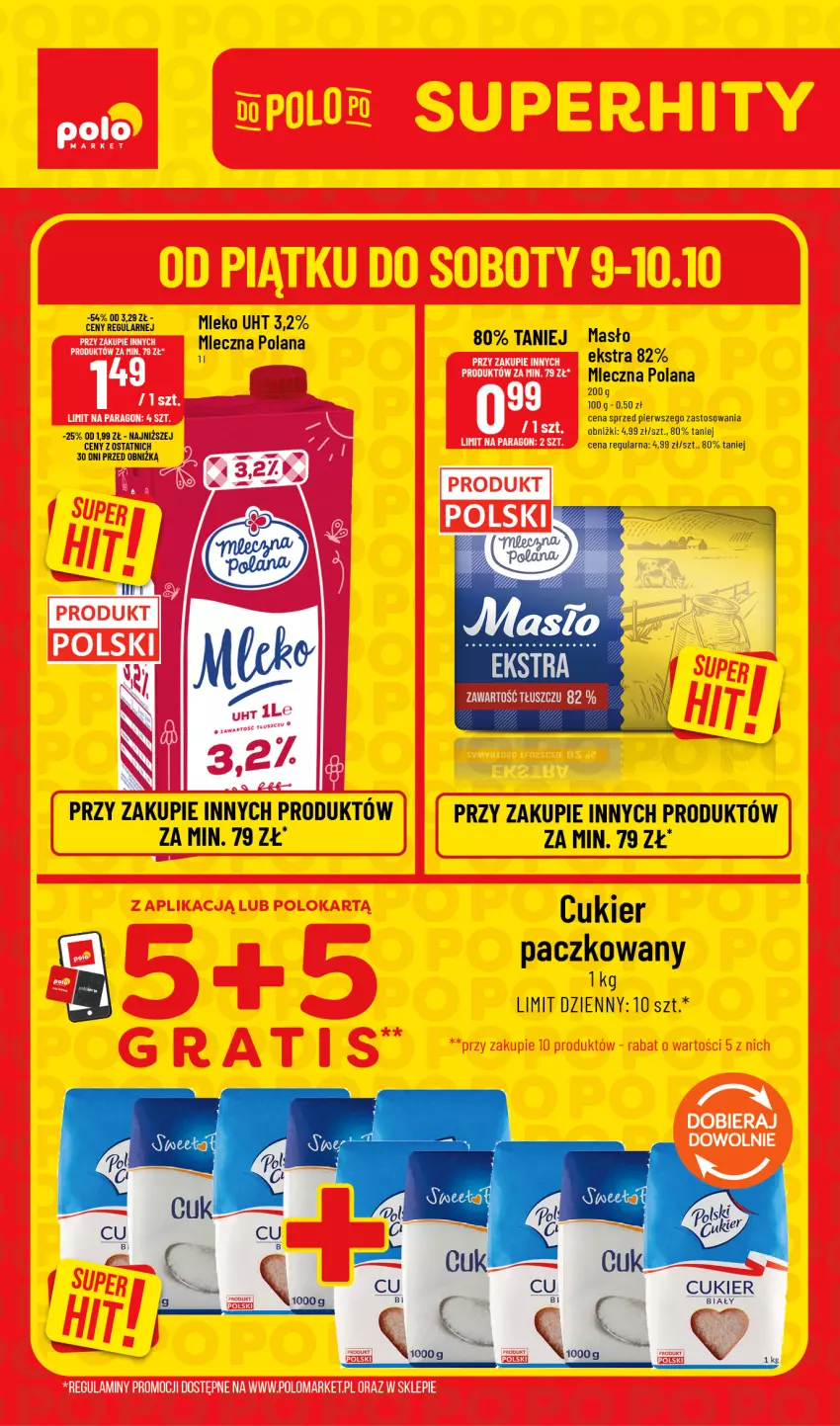 Gazetka promocyjna PoloMarket - Katalog Superhity - ważna 08.10 do 10.10.2026 - strona 1 - produkty: Cukier, LANA, Masło, Mleko