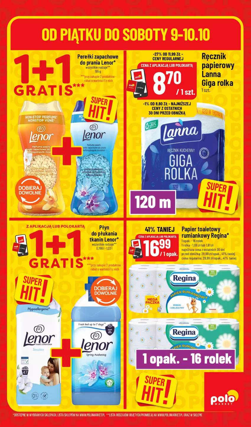 Gazetka promocyjna PoloMarket - Katalog Superhity - ważna 08.10 do 10.10.2026 - strona 5 - produkty: Gin, Lenor, Papier, Papier toaletowy, Perełki zapachowe, Ręcznik, Ręcznik kuchenny, Rum