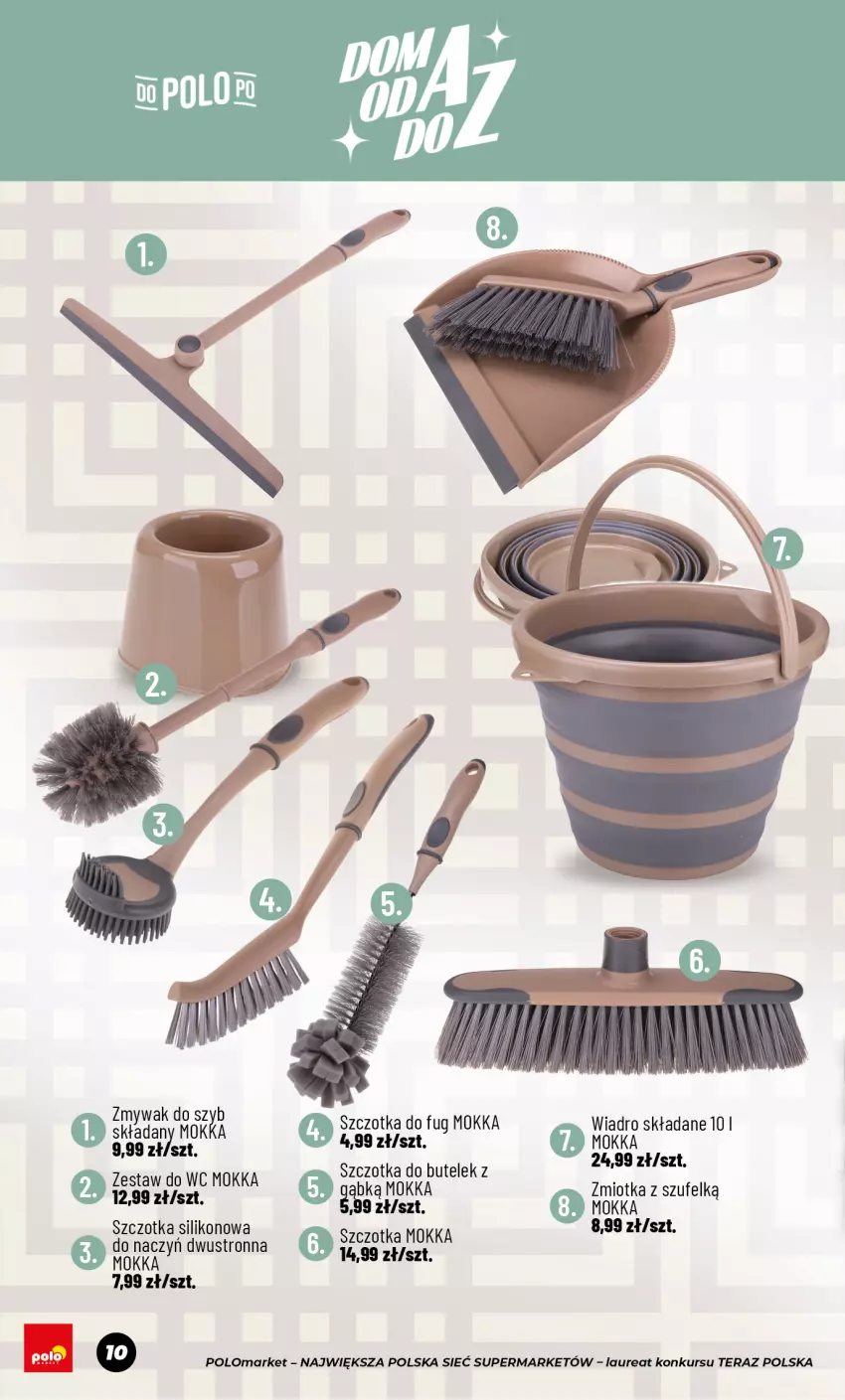 Gazetka promocyjna PoloMarket - Katalog Dom Przetwory - ważna 22.05 do 30.07.2026 - strona 10 - produkty: Laur, Szczotka, Tera, Wiadro, Zestaw do wc