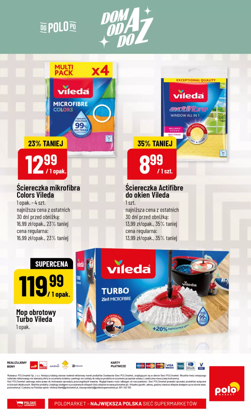 Gazetka promocyjna PoloMarket - Katalog Dom Przetwory - ważna 22.05 do 30.07.2026 - strona 18 - produkty: Dres, Mop, Vileda