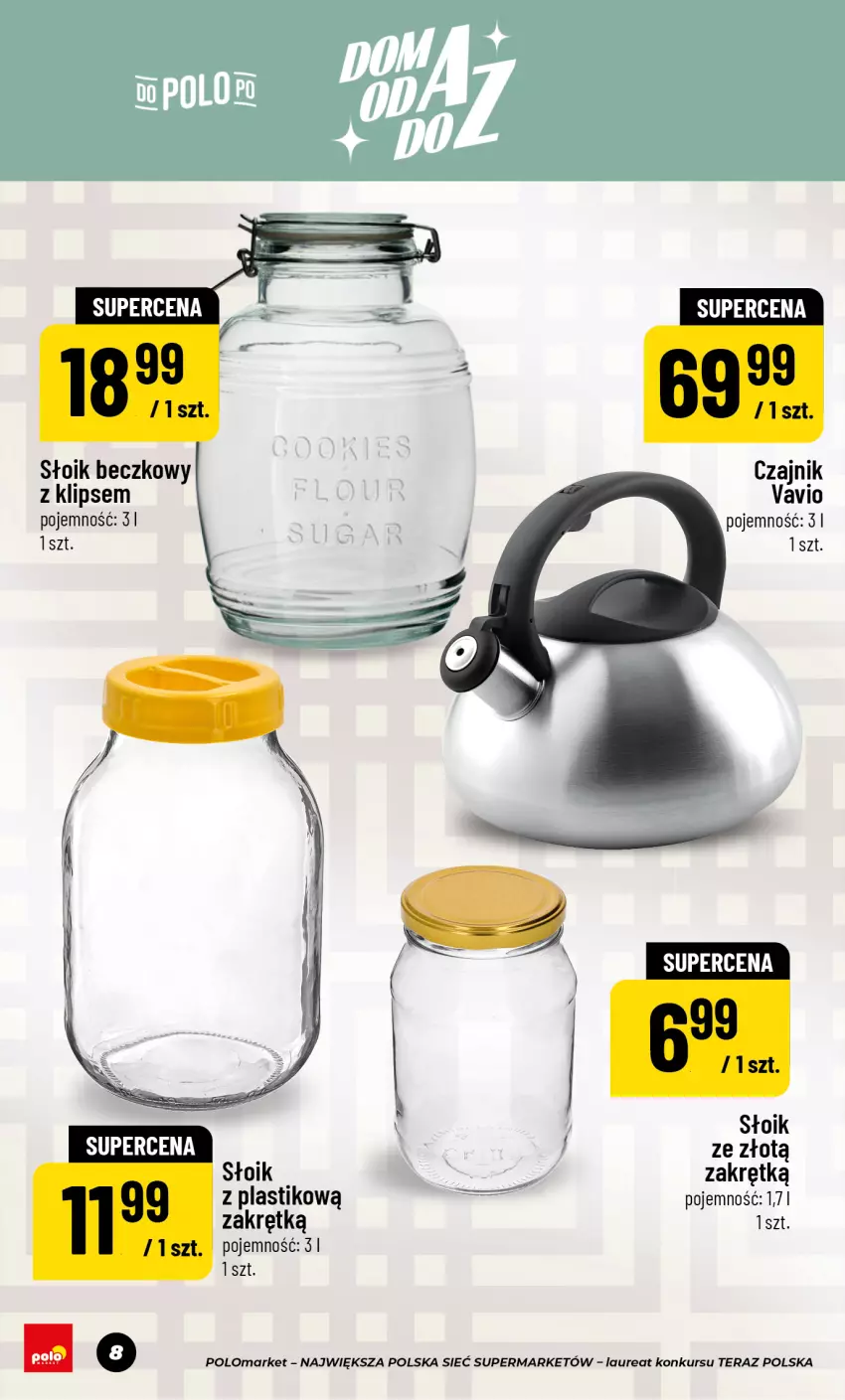 Gazetka promocyjna PoloMarket - Katalog Dom Przetwory - ważna 22.05 do 30.07.2026 - strona 8 - produkty: Czajnik, Laur, Tera