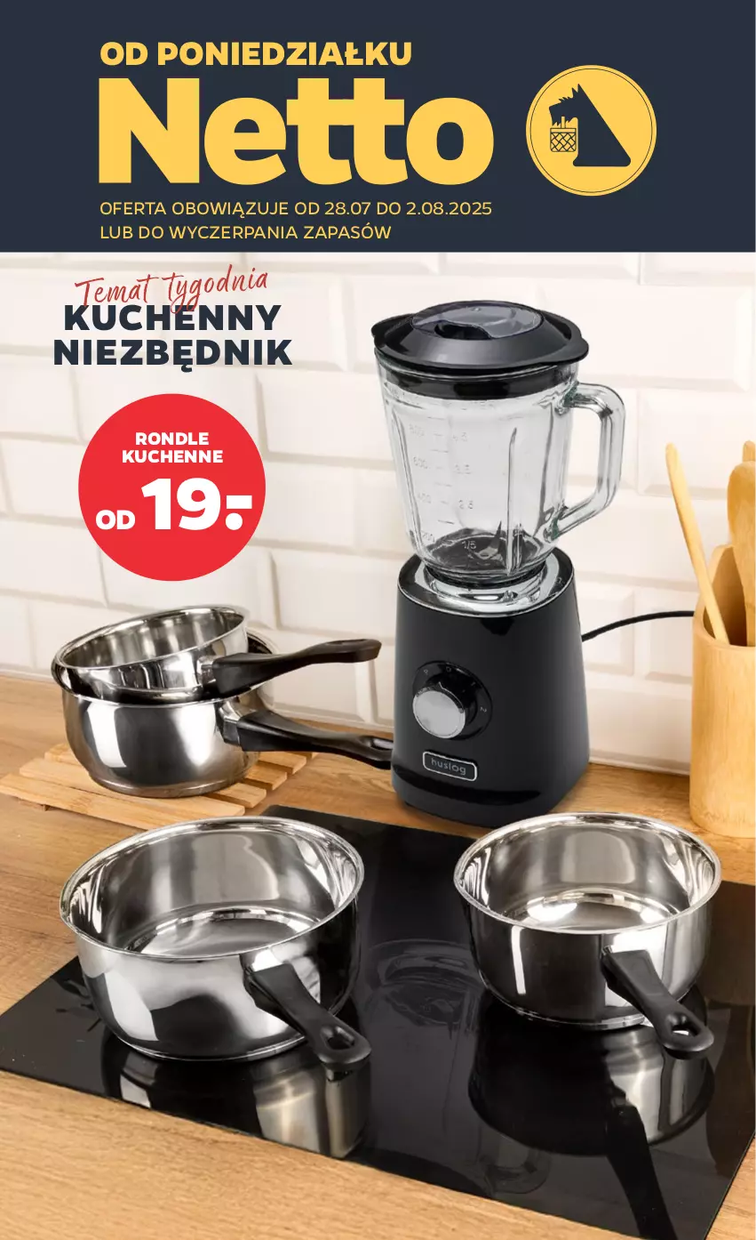 Gazetka promocyjna Netto - Od Poniedziałku Przemysłowa - ważna 28.07 do 02.08.2025 - strona 1