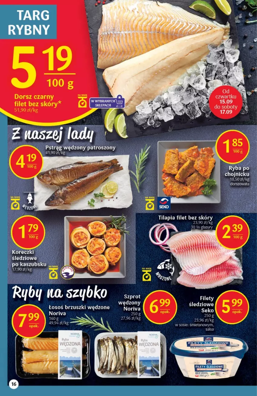 Gazetka promocyjna Delikatesy Centrum - Gazetka DC36 - ważna 15.09 do 21.09.2022 - strona 16 - produkty: Lazur, Salsa, SEKO