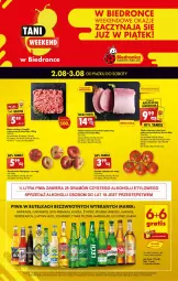 Gazetka promocyjna Biedronka - Weekend - Gazetka - ważna od 03.08 do 03.08.2024 - strona 1 - produkty: Piwa, Por, Gra, Somersby, Heineken, Tyskie, Tera, Pilsner Urquell, Desperados, Lody, Carlsberg, Schab wieprzowy, Brzoskwinie, Karmi, Captain Jack, Mięso, Lech Premium