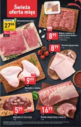 Gazetka promocyjna Stokrotka - Supermarket - Gazetka - ważna od 04.10 do 04.10.2023 - strona 9 - produkty: Kurczak, Warzywa, Schab wieprzowy, Kotlet, Mięso z indyka, Wołowina, Owoce, Mięso, Wołowina bez kości