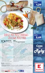 Gazetka promocyjna Kaufland - RYBY - Gazetka - ważna od 23.06 do 23.06.2021 - strona 2 - produkty: Piec, Makaron, Sól, Por, Mus, Pietruszka, Bulion, Pomidorki, Kawa, Tusz, Lion, Talerz, Pieprz, Pieczarka, Chleb, Piekarnik, Dorsz, Wagi