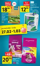 Gazetka promocyjna Intermarche - Gazetka Intermarche - Gazetka - ważna od 01.03 do 01.03.2023 - strona 39 - produkty: Papier, Whiskas, Dilmah, Ręcznik, Herbata