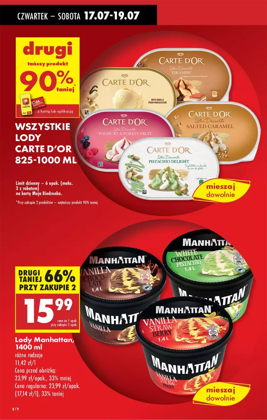 Gazetka promocyjna Biedronka - Od Czwartku - ważna 17.07 do 23.07.2025 - strona 10 - produkty: Fa, Lody, Por